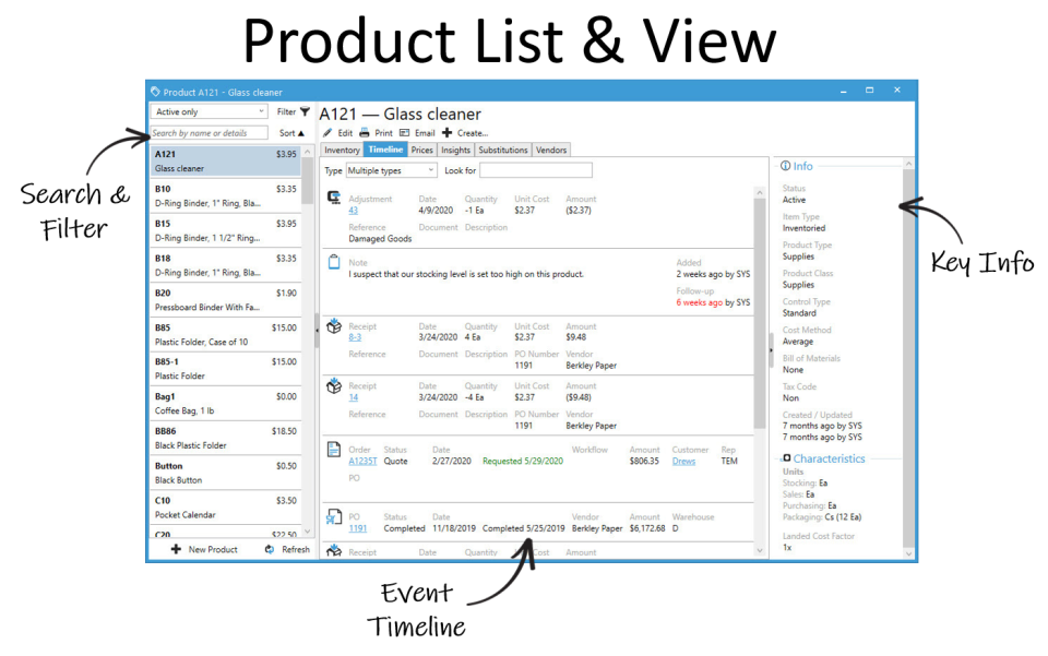 Acctivate Inventory Software screenshot & Video