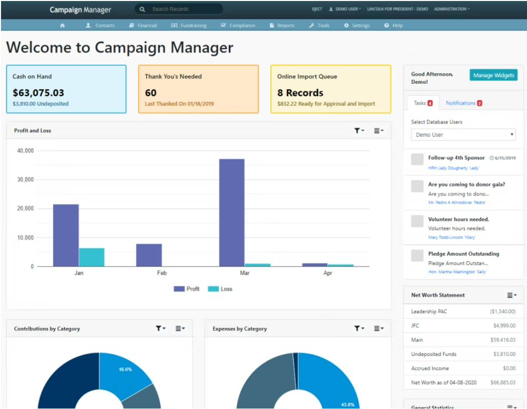 Aristotle Campaign Manager screenshot & Video