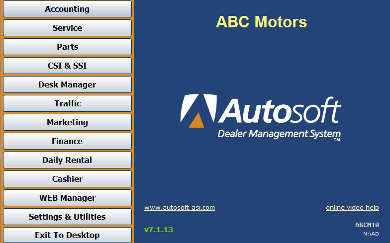 Autosoft screenshot & Video