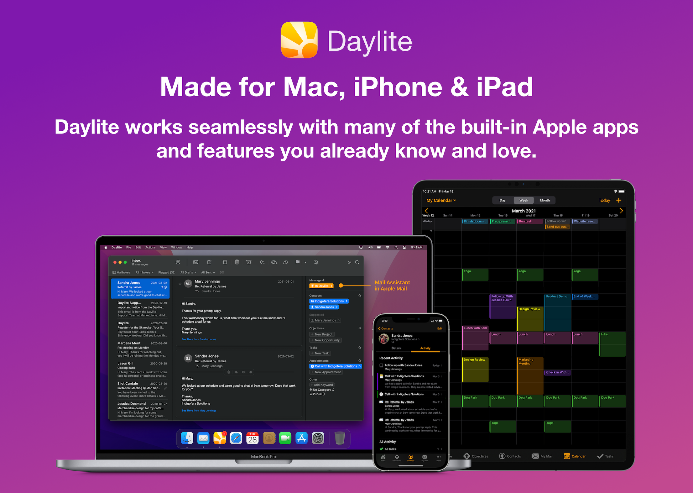 Daylite screenshot & Video