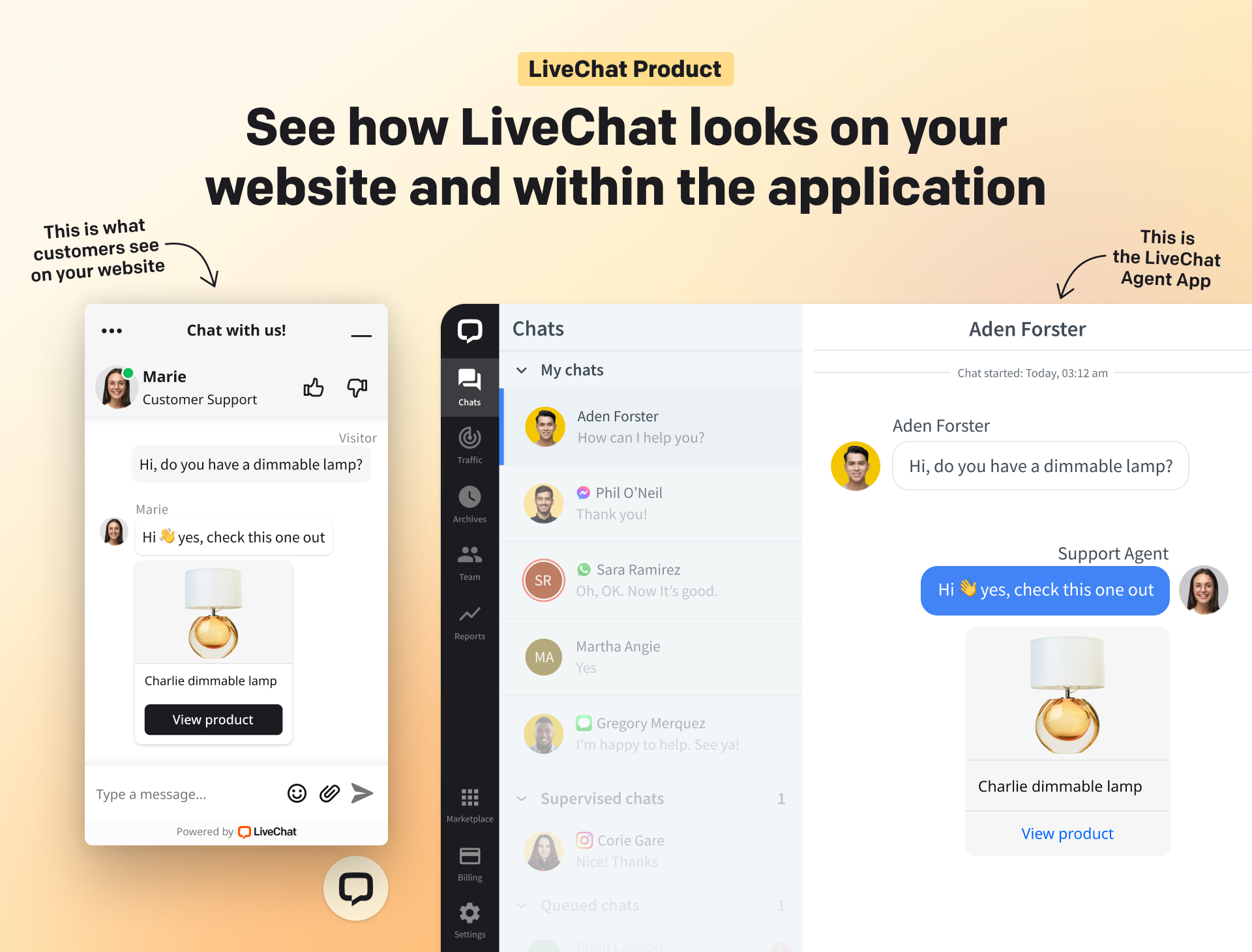 LiveChat screenshot & Video