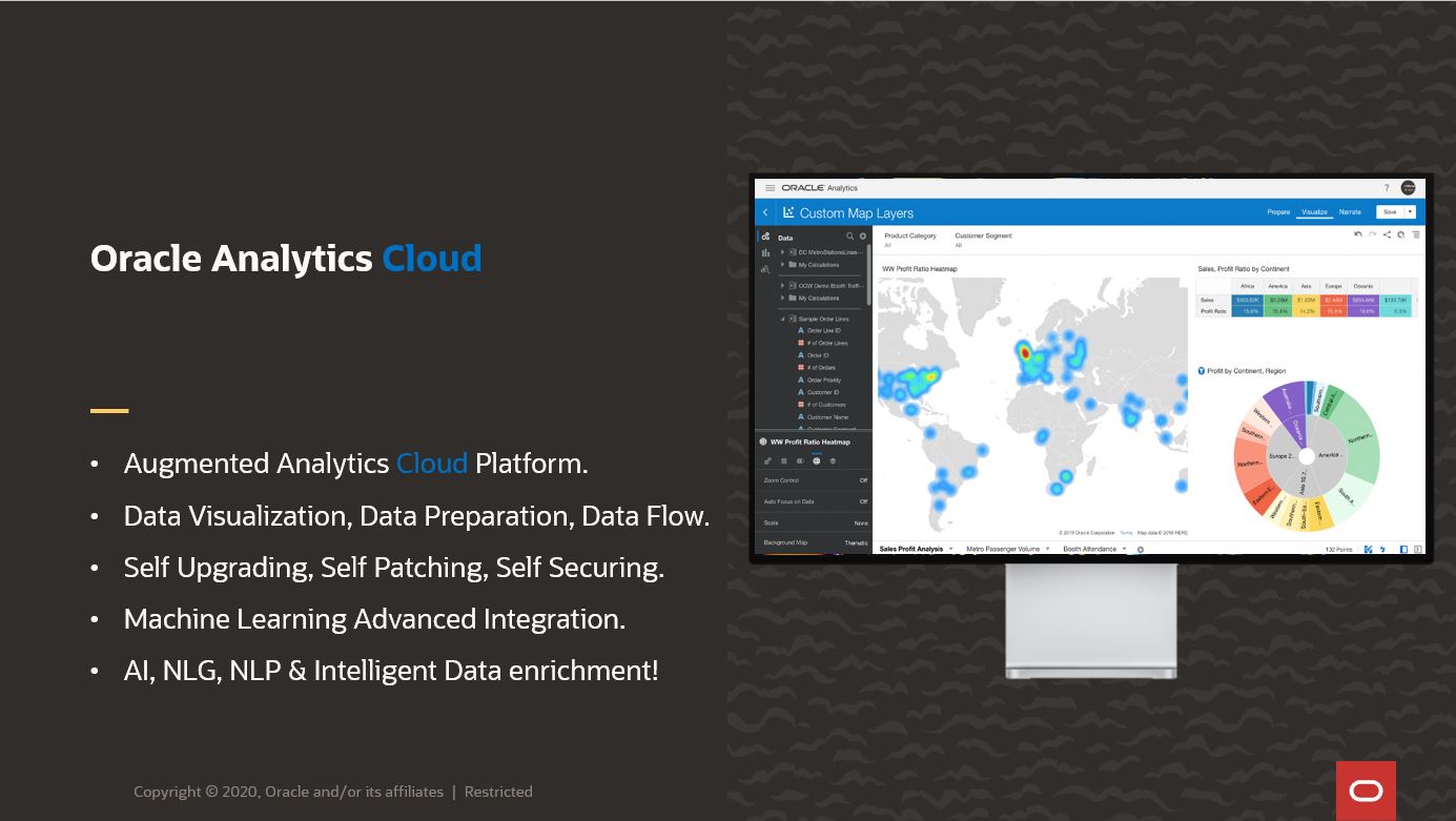 Oracle Analytics Cloud screenshot & Video