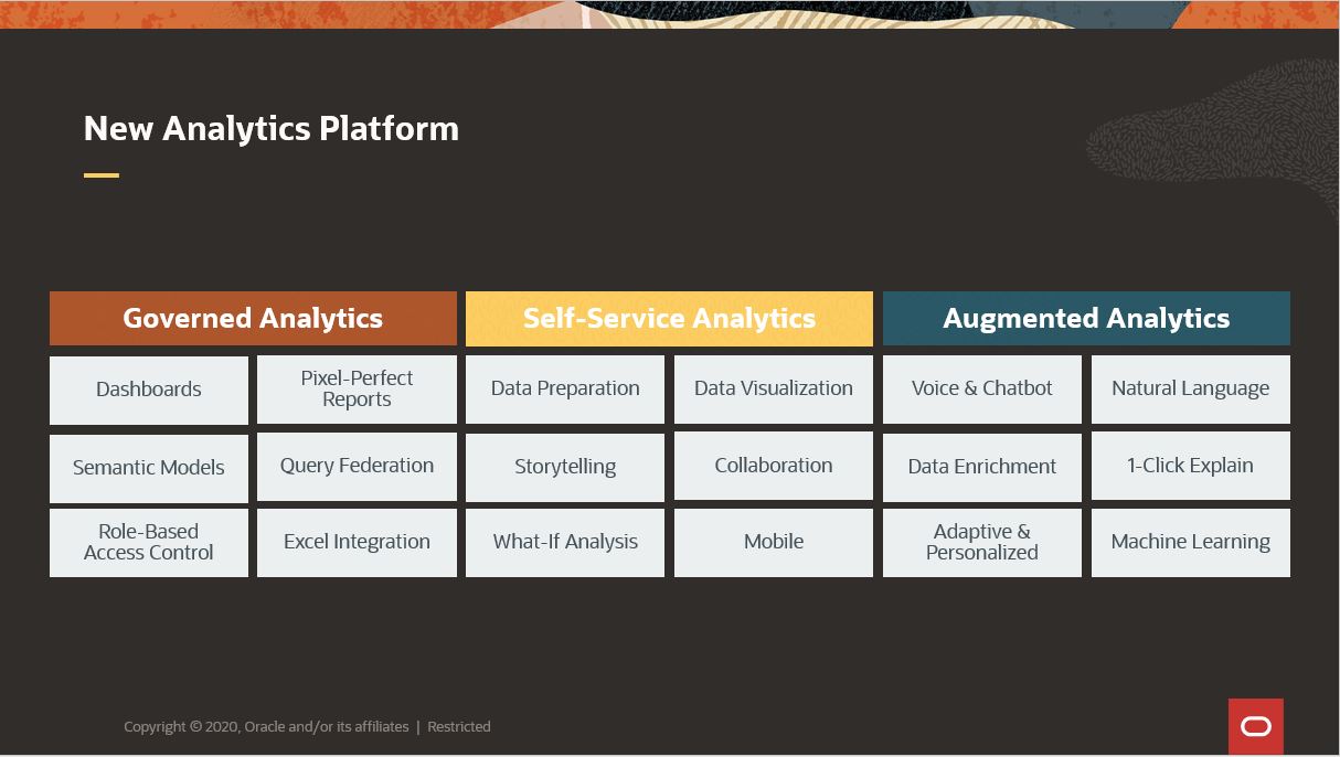 Oracle Analytics Cloud screenshot & Video