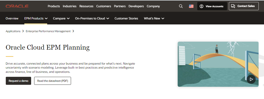 Oracle Cloud EPM Planning screenshot & Video