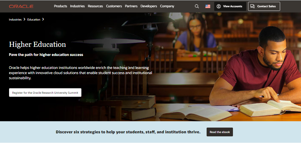 Oracle Higher Education Cloud screenshot & Video