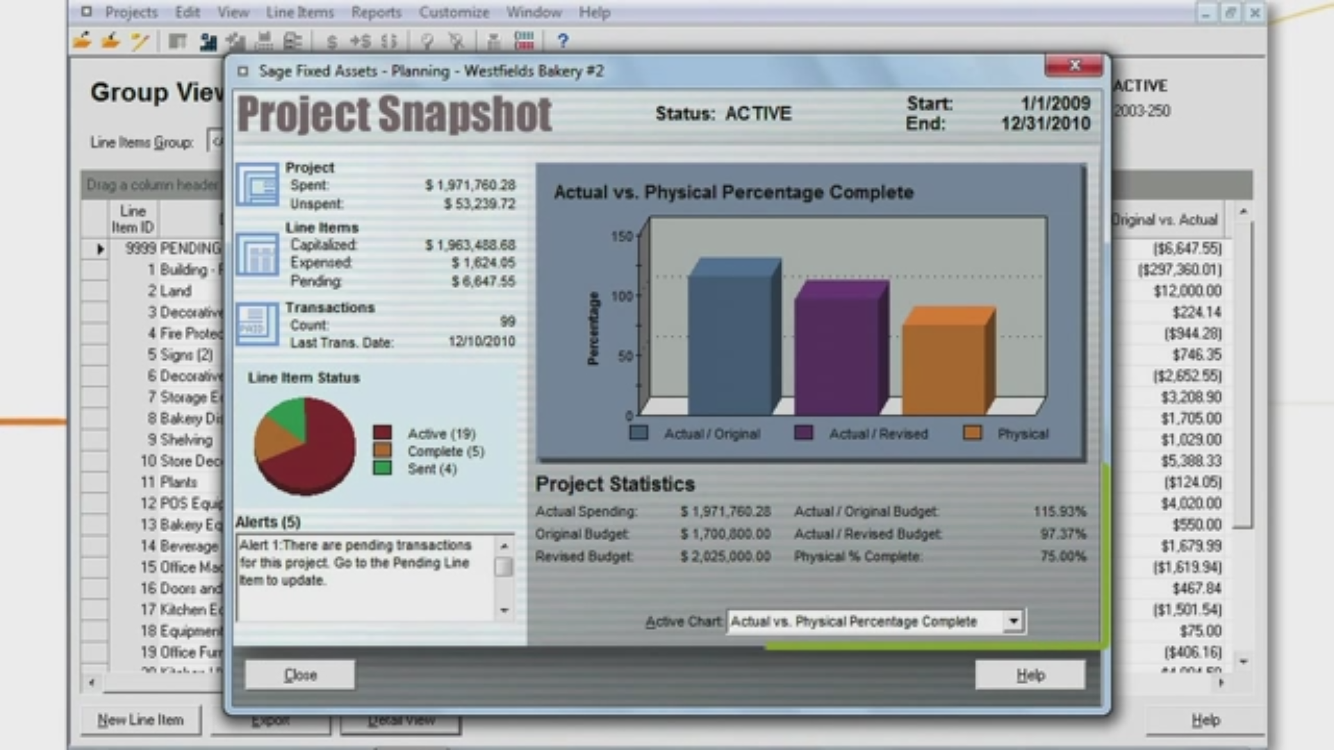 Sage Fixed Assets screenshot & Video