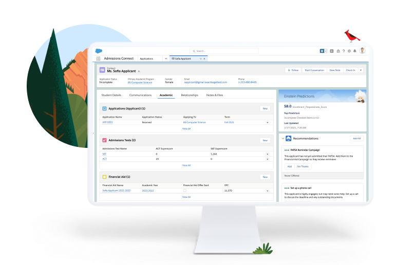Salesforce Education Cloud screenshot & Video