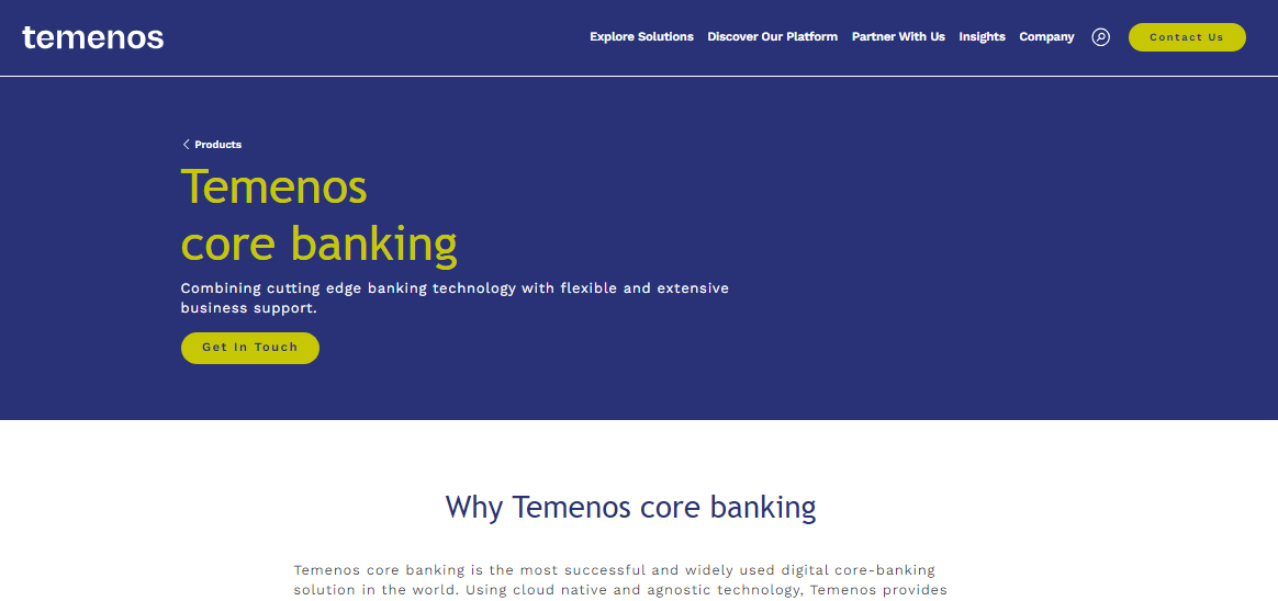 Temenos Transact screenshot & Video