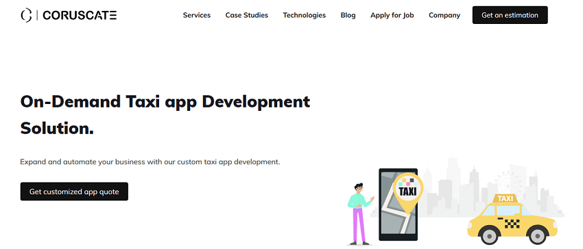 Coruscate-taxi-app-development-company