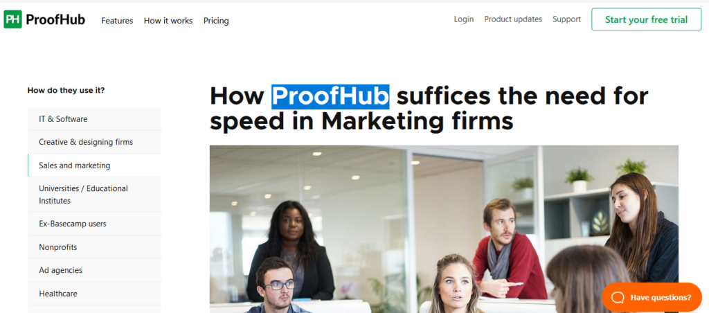 ProofHub Best Marketing Project Management Software